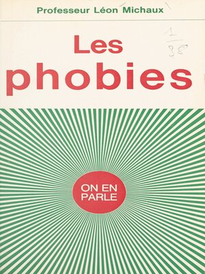 cover image of Les phobies
